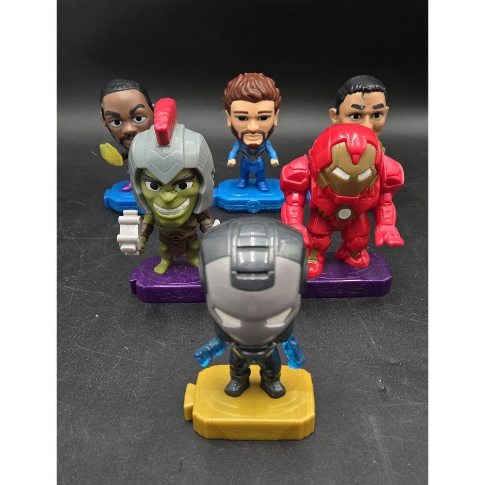Marvel Avengers Eternals‎ Toy Figure Lot of 6 Hulk Iron Man War Machine Phastos